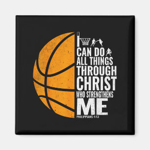 Ich kann alle Dinge durch Christus tun Christliche Magnet