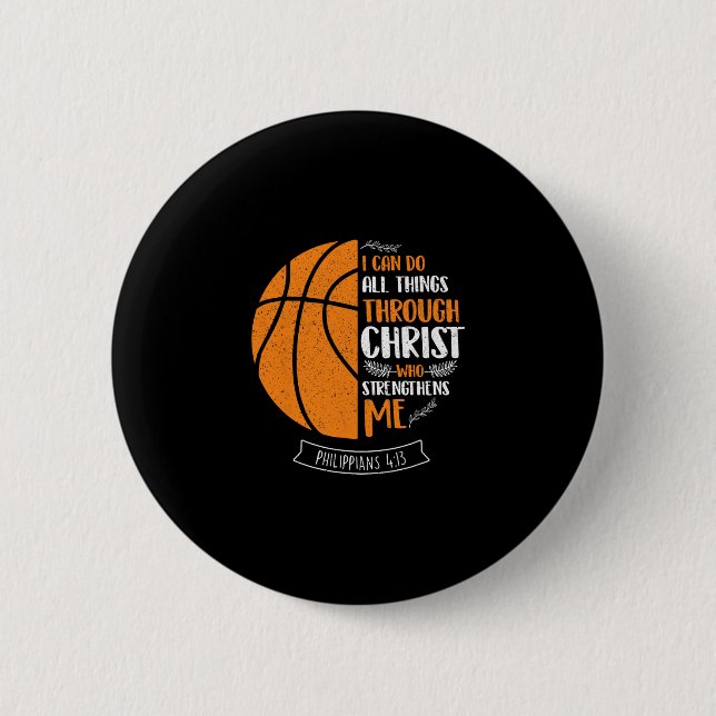 Ich kann alle Dinge durch Christus tun - Sketll Pl Button (Vorderseite)