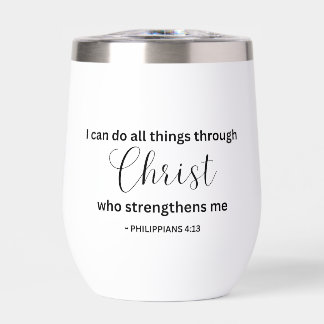 Ich kann alle Dinge durch Christus tun - Tumbler
