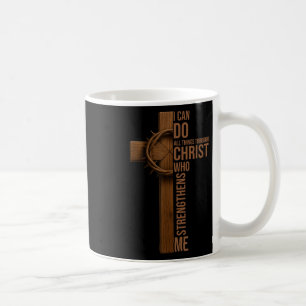 Ich kann alle Dinge durch Jesus Christus tun Chris Kaffeetasse