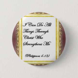 Ich kann alle Sachen durch Christus-Knopf tun Button