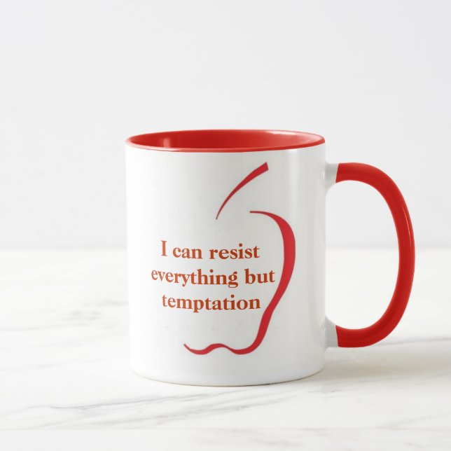 Ich kann alles aber Versuchung widerstehen - TASSE (Rechts)