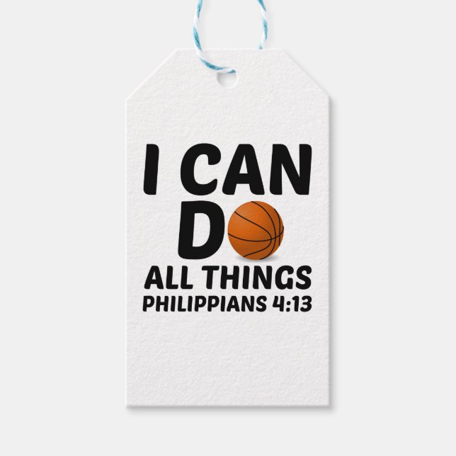ICH KANN ALLES BASKETBALL MACHEN GESCHENKANHÄNGER (Vorderseite)