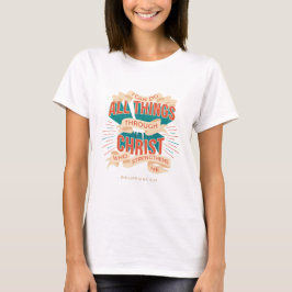 Ich kann alles durch christlich-philippinische T-Shirt
