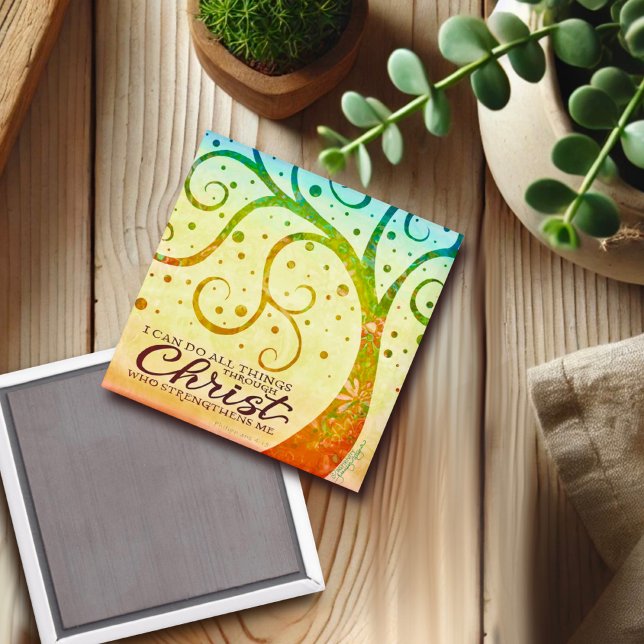 Ich kann alles durch christliche Inspiritivität tu Magnet (Von Creator hochgeladen)