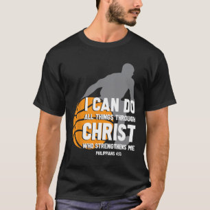 Ich kann alles durch Christus Christlich durch Bys T-Shirt
