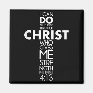 Ich kann alles durch Christus Philippinen tun 4_1 Magnet