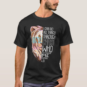 Ich kann alles durch Christus Q Intersex machen T-Shirt