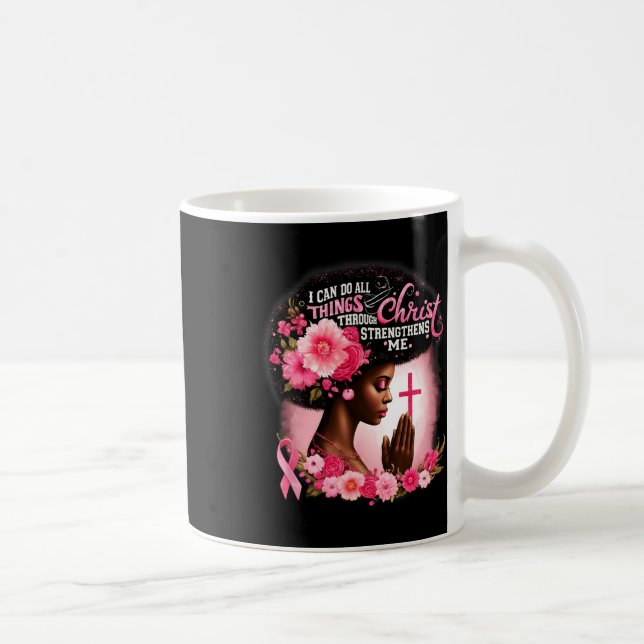 Ich kann alles durch Christus tun, der stärkt Kaffeetasse (Rechts)