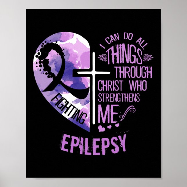 Ich kann alles durch Christus tun - Epilepsie vor  Poster (Vorne)