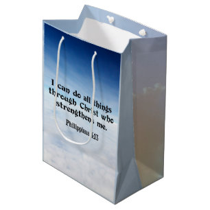 Ich kann alles durch...Philippinen 4:13 Mittlere Geschenktüte