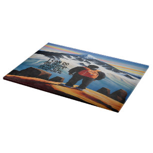 Ich kann alles Motivierend schneiden Schneidebrett