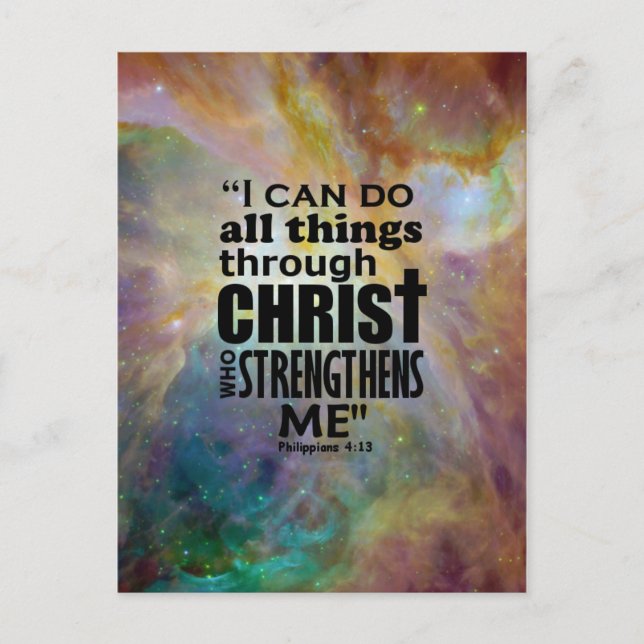 Ich kann alles tun postkarte (Vorderseite)