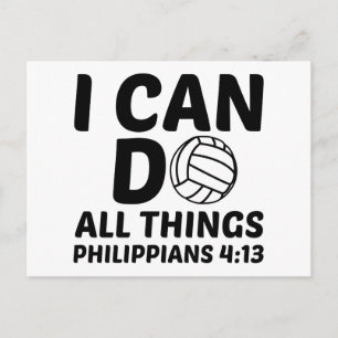 ICH KANN ALLES VOLLEYBALL POSTKARTE