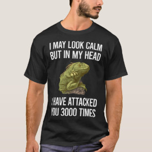 Ich kann Calm Iguana 03 aussehen T-Shirt