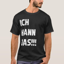 Ich kann das T-Shirt