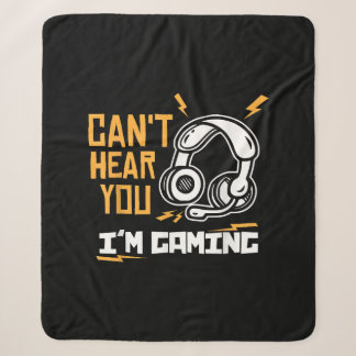 Ich kann dich nicht hören - Gamer & Gamer Sherpadecke
