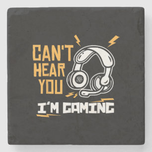 Ich kann dich nicht hören - Gamer & Gamer Steinuntersetzer