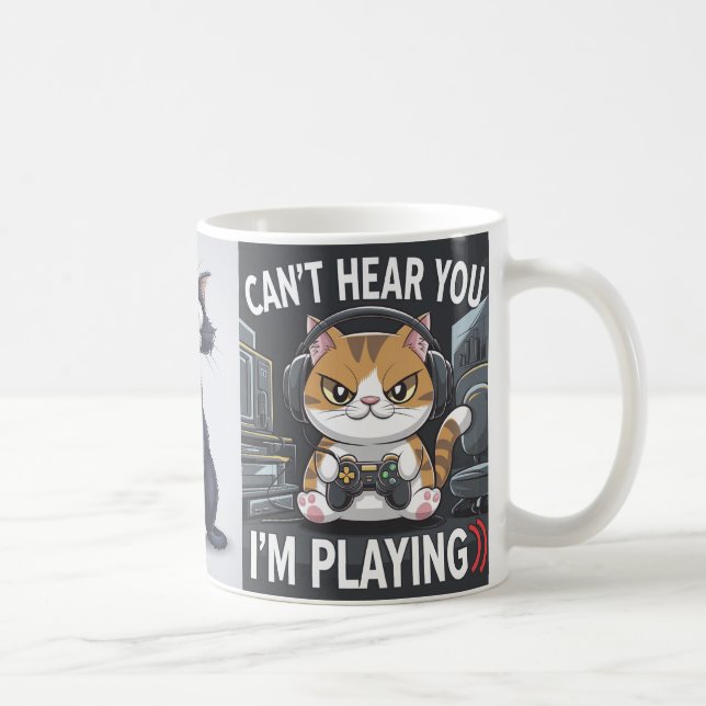 "Ich kann dich nicht hören, ich spiele Kaffeetasse (Rechts)