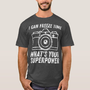 Ich kann die Superpower-Fotografen-Kamera P T-Shirt