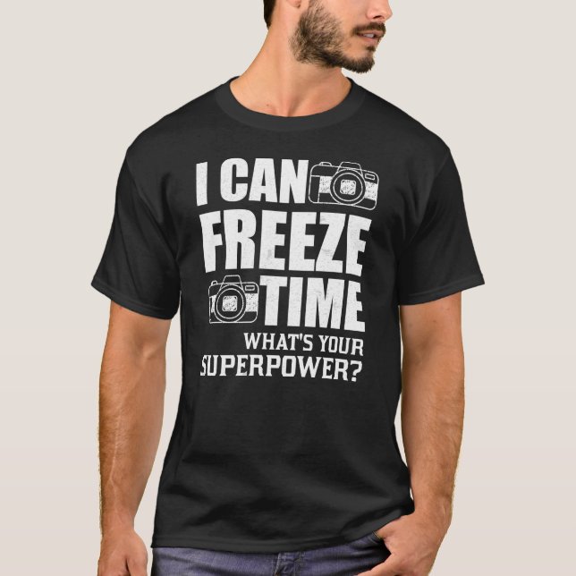 Ich kann die Zeit einfrieren, was für ein Superkra T-Shirt (Vorderseite)