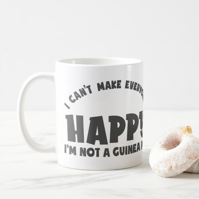 Ich kann Eceryone nicht glücklich machen, nicht ei Kaffeetasse (Mit Donut)