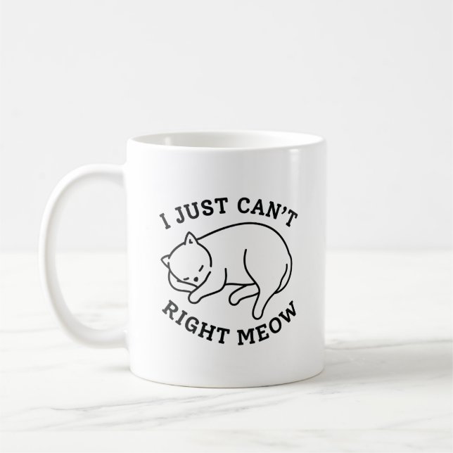 Ich kann einfach nicht richtig meinen kaffeetasse (Links)