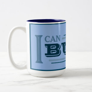 Ich kann es bauen Kaffeetasse (Blau)