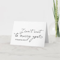 Ich kann es kaum erwarten, dich zu heiraten, Braut