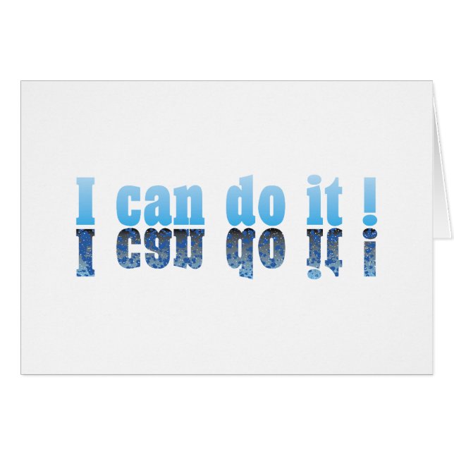 Ich kann es tun! (Vorderseite (Horizontal))