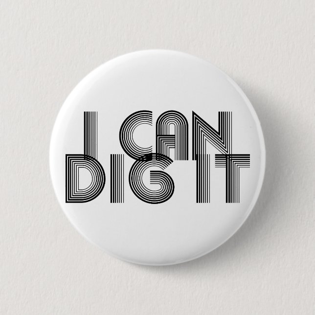 Ich kann es tun button (Vorderseite)