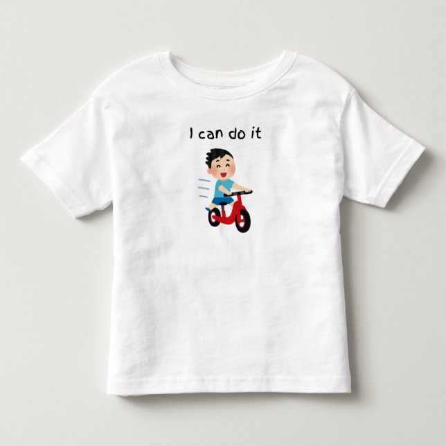 Ich kann es tun kleinkind t-shirt (Vorderseite)