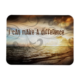 "Ich kann etwas verändern" Motivation Affirmation Magnet