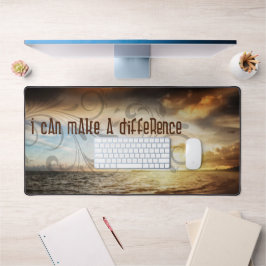 "Ich kann etwas verändern" Motivation Affirmation Schreibtischunterlage