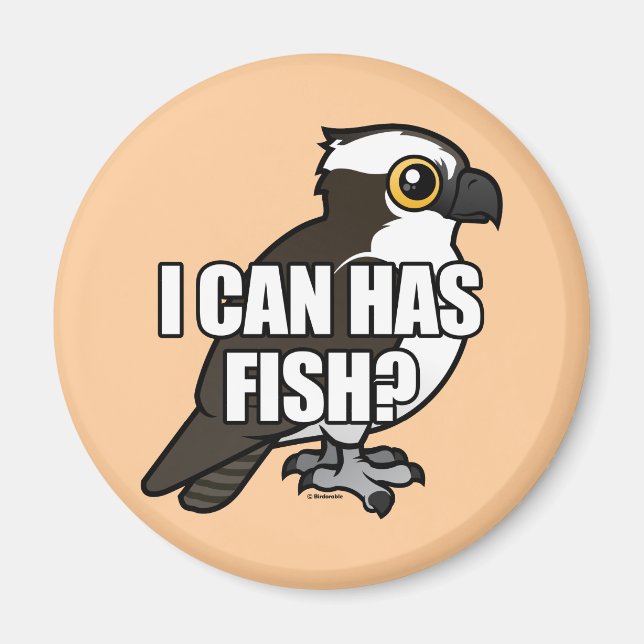 Ich kann Fisch haben? Magnet (Vorne)