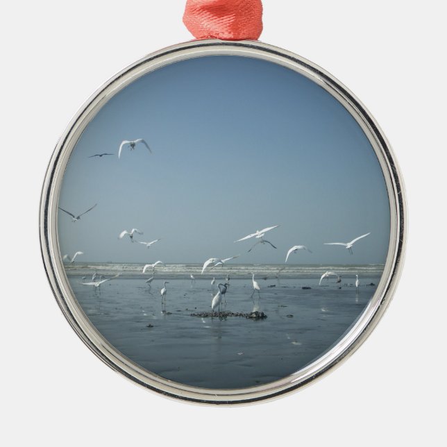 Ich kann fliegen silbernes ornament (Vorne)