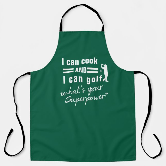 Ich kann Golf kochen, Was für ein Supermacht-Golfe Schürze (Vorderseite)