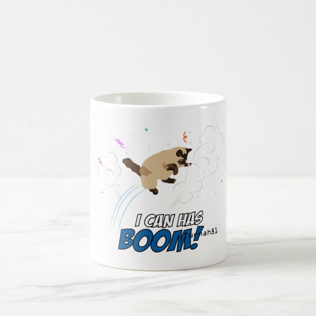 Ich kann habe Boom! Kaffee-Tasse Kaffeetasse (Mittel)