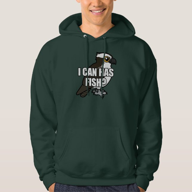 Ich kann habe Fische? Hoodie (Vorderseite)