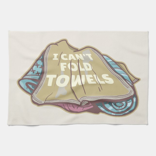 Ich kann Handtücher nicht lustig waschen (Horizontal)