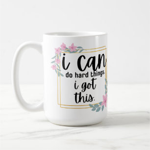 Ich kann harte Dinge tun (Azaleen) Kaffeetasse