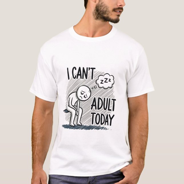Ich kann heute keinen sonnigen sarkastischen T - S T-Shirt (Vorderseite)