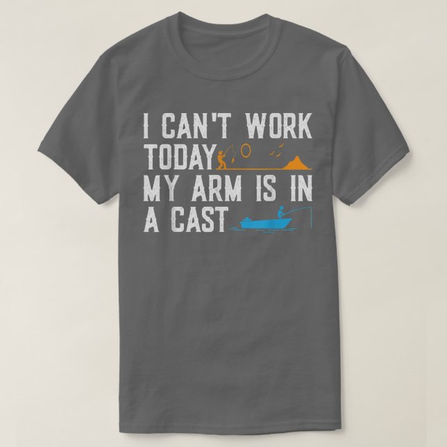 Ich kann heute nicht arbeiten, mein Arm befindet s T-Shirt (Design vorne)