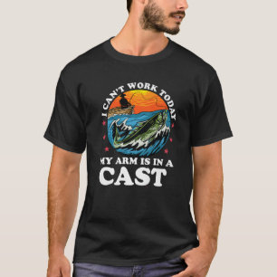 Ich kann heute nicht arbeiten, mein Arm ist in ein T-Shirt