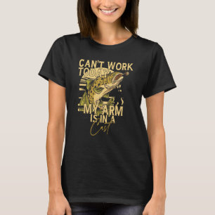 Ich kann heute nicht arbeiten, mein Arm ist in ein T-Shirt