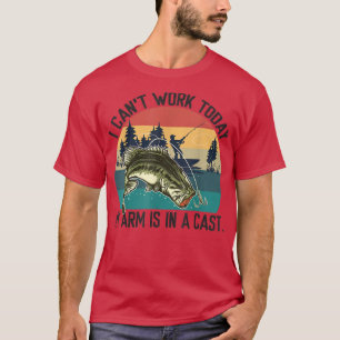 Ich kann heute nicht arbeiten, mein Arm ist in Gip T-Shirt
