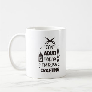 Ich kann heute nicht erwachsen werden, ich bin bes kaffeetasse
