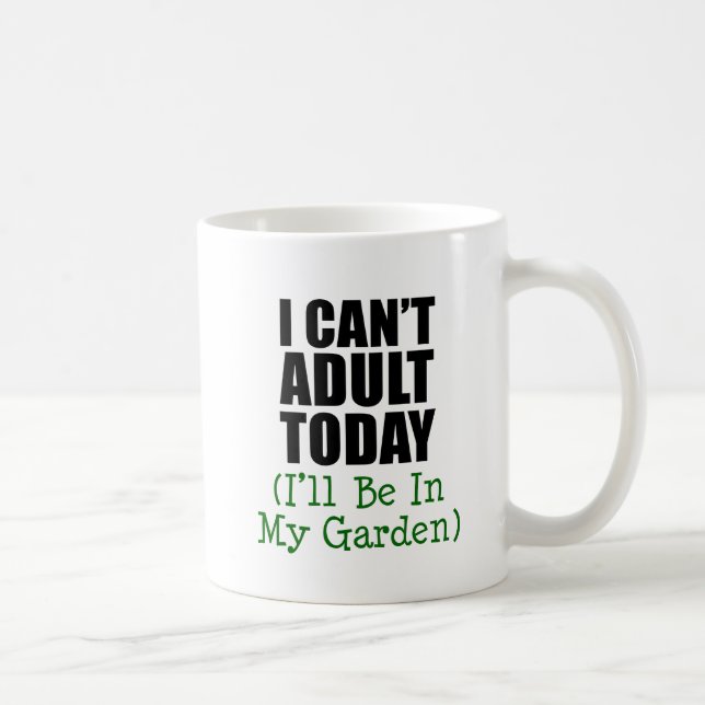 Ich kann heute nicht erwachsen werden (ich werde i kaffeetasse (Rechts)