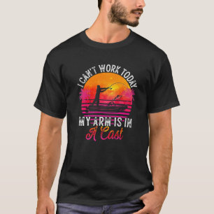 Ich kann heute nicht mehr arbeiten, mein Arm ist i T-Shirt