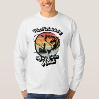 Ich kann heute nicht mehr arbeiten, mein Arm ist i T-Shirt
